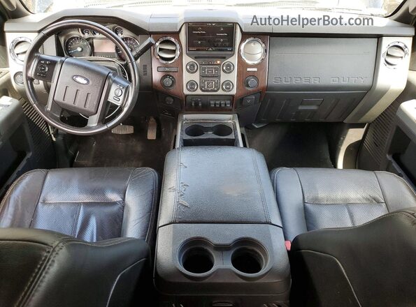 1FT7X2B64GEC12002 2016 FORD F250 Black Dashboard view