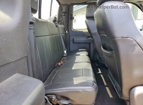 1FT7X2B64GEC12002 2016 FORD F250 Black Rear seats view