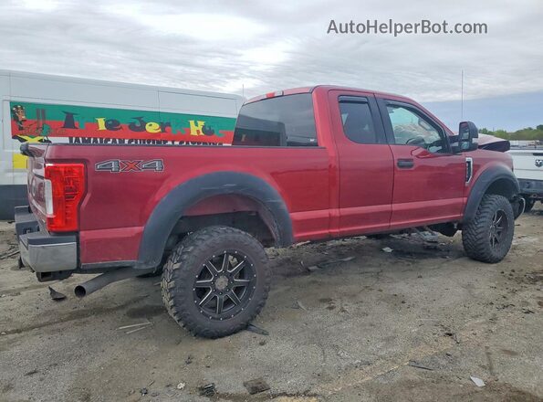1FT7X2B67HEE75618 2017 FORD F250 Red Tył prawy
