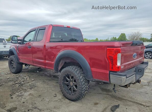 1FT7X2B67HEE75618 2017 FORD F250 Red Tył lewy