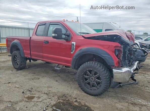 1FT7X2B67HEE75618 2017 FORD F250 Red Przód prawy