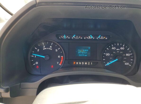 1FT7X2B67NEE88896 2022 FORD F250 Белый Вид щитка приборов