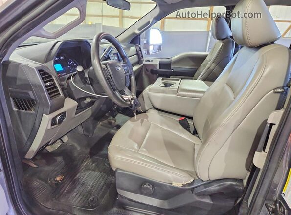 1FT7X2B69MEE13275 2021 FORD F250 Gray Vista interior delantera