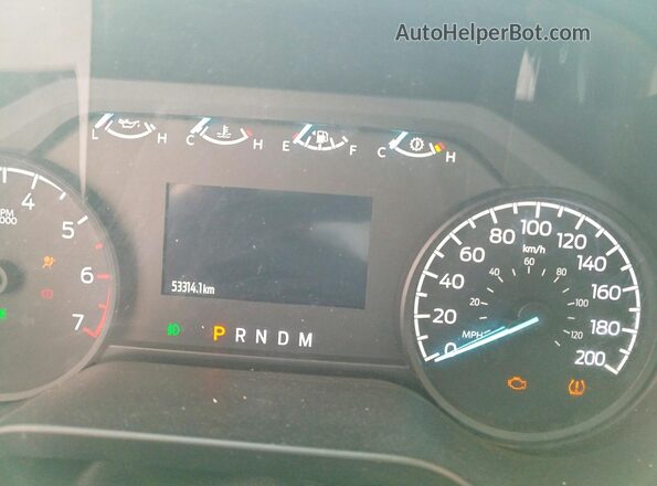 1FT7X2BA3SEC54707 2025 FORD F250 White Widok zestawu wskaźników