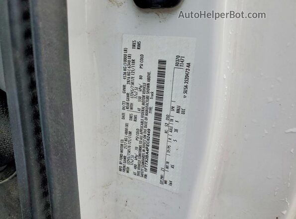 1FT7X2BA4PEC62449 2023 FORD F250 White Widok komory silnika