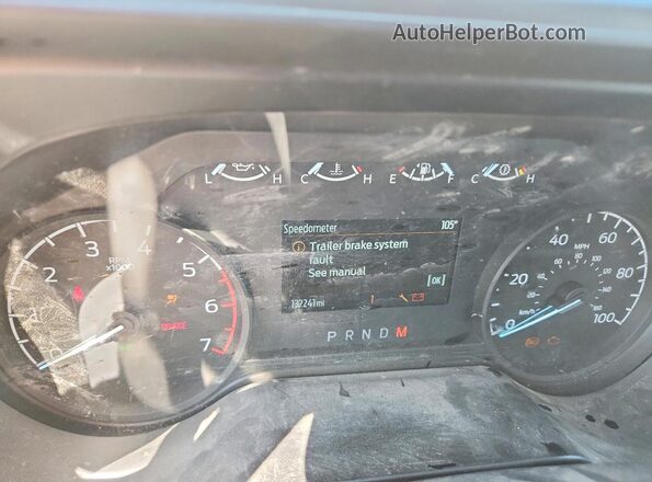 1FT7X2BA9PED94641 2023 FORD F250 White Вид щитка приладів