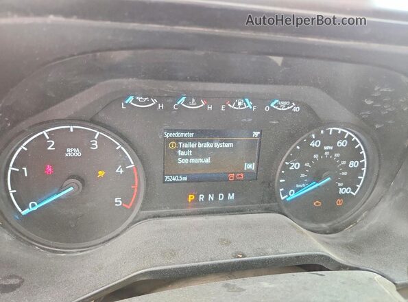 1FT7X2BT6REC44393 2024 FORD F250 White Вид щитка приладів