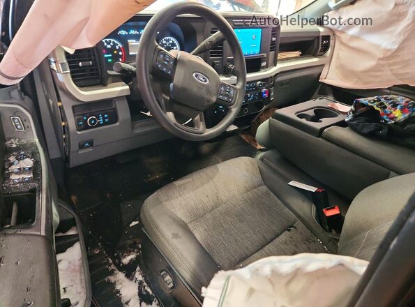 1FT8W2BA8PED13605 2023 FORD F250 Black Dashboard view