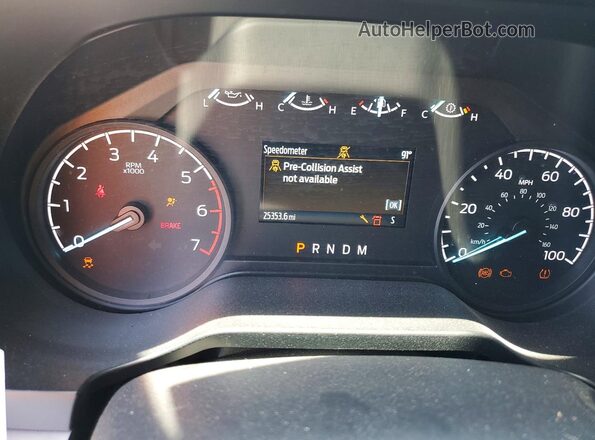 1FT8W2BA9RED44011 2024 FORD F250 Blue Вид щитка приладів
