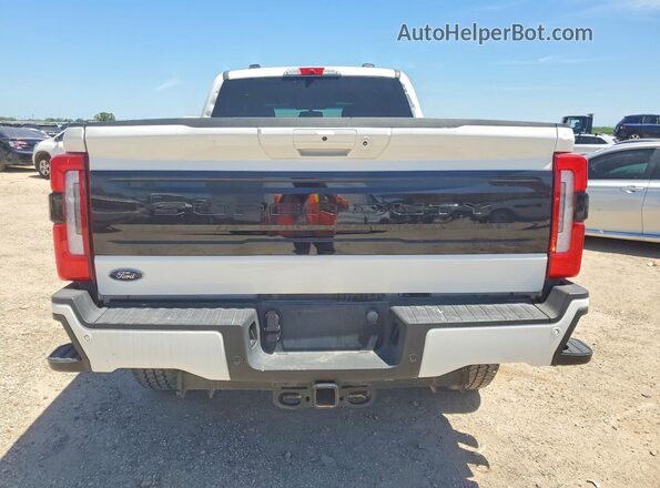 1FT8W2BM1SEC05359 2025 FORD F250 White Widok z tyłu