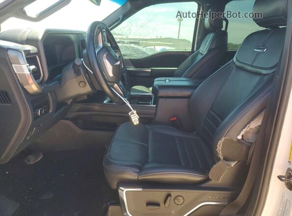 1FT8W2BM1SEC05359 2025 FORD F250 White Widok wnętrza z przodu