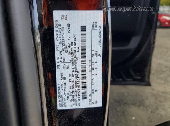 1FT8W2BM3REC27132 2024 FORD F250 Black 