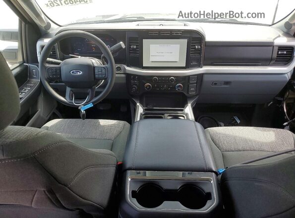1FT8W2BN4PEE04339 2023 FORD F250 Gray Dashboard view