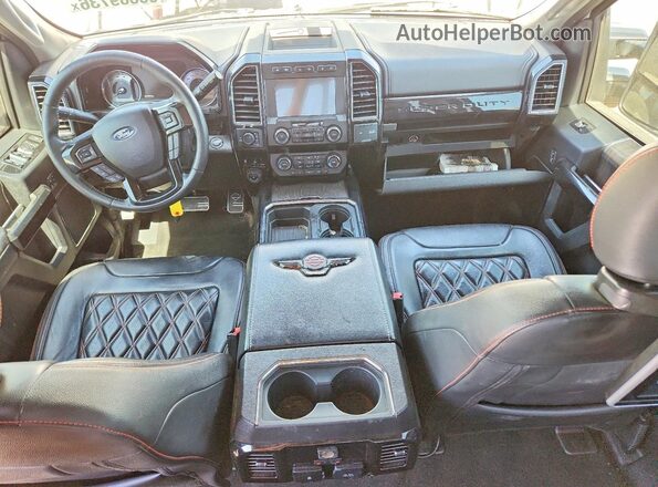 1FT8W2BT1MEC44060 2021 FORD F250 White Widok deski rozdzielczej