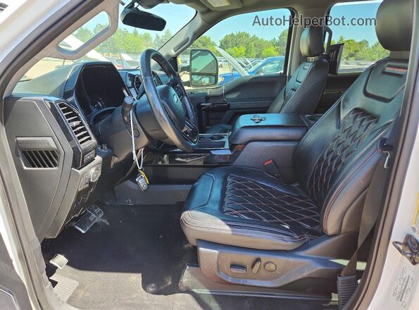 1FT8W2BT1MEC44060 2021 FORD F250 White Widok wnętrza z przodu