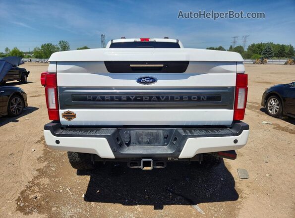 1FT8W2BT1MEC44060 2021 FORD F250 White Widok z tyłu