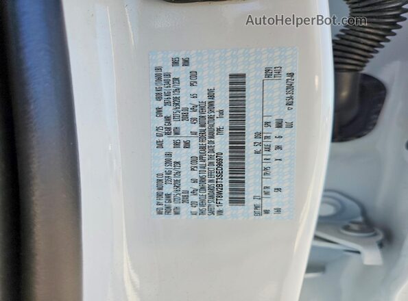1FT8W2BT3SED96970 2025 FORD F250 White Շարժիչի բաժամունքի տեսք