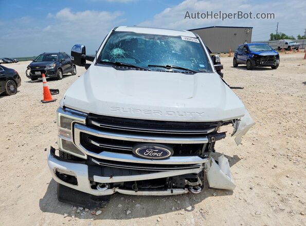 1FT8W2BT4LEE17990 2020 FORD F250 White Front view