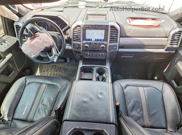 1FT8W2BT4LEE17990 2020 FORD F250 White Dashboard view