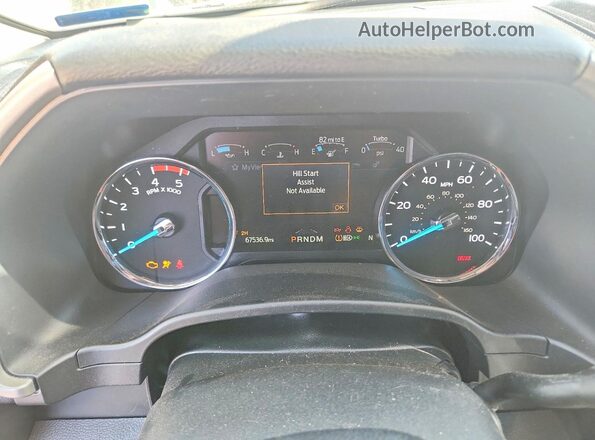 1FT8W2BT6LEE61554 2020 FORD F250 Blue Առջևի վահանակի տեսք