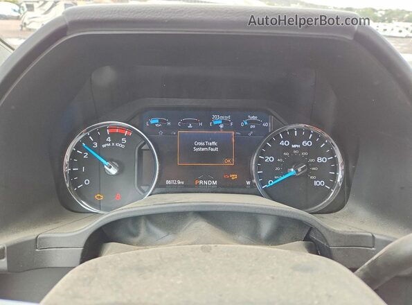 1FT8W2BT6MEC90158 2021 FORD F250 Gray Dashboard view