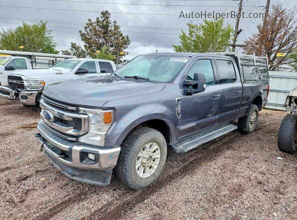 1FT8W2BT6MEC90158 2021 FORD F250 Gray Rear left
