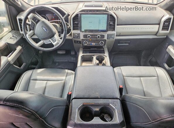 1FT8W2BT6NED04769 2022 FORD F250 Blue Dashboard view