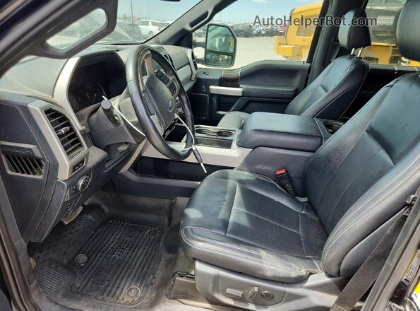 1FT8W2BT6NED04769 2022 FORD F250 Blue Front interior view
