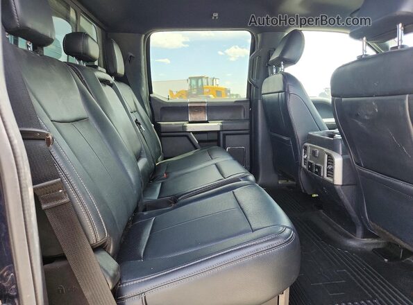 1FT8W2BT6NED04769 2022 FORD F250 Blue Rear seats view