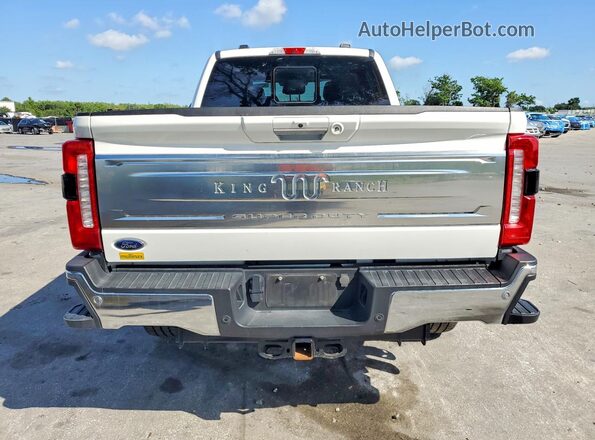 1FT8W2BT6REE06000 2024 FORD F250 White Вид ззаду