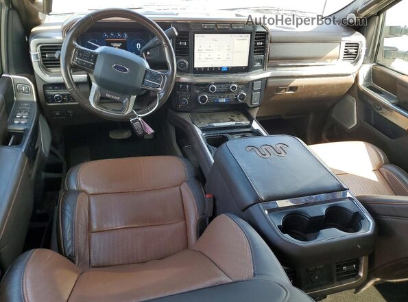 1FT8W2BT6REE06000 2024 FORD F250 White Вид панелі приладів