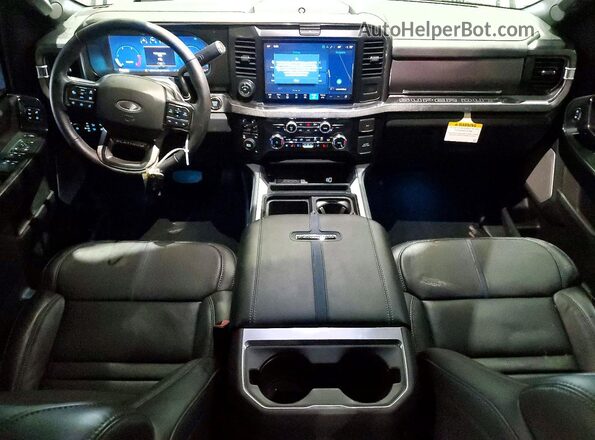 1FT8W2BT7TED16166 2026 FORD F250 Gray Dashboard view