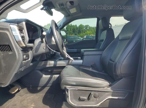 1FT8W2BT8PED24072 2023 FORD F250 Black Widok wnętrza z przodu