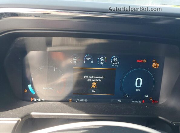 1FT8W2BT8PED24072 2023 FORD F250 Black Widok zestawu wskaźników