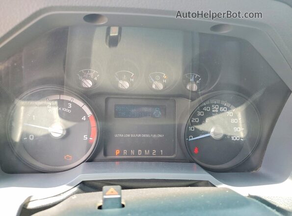1FT8W3AT2GEC31877 2016 FORD F350 White Вид щитка приладів