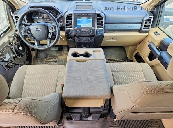 1FT8W3B66HEE14239 2017 FORD F350 Gold წინა პანელის ხედი
