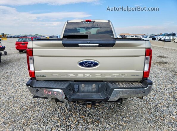 1FT8W3B66HEE14239 2017 FORD F350 Gold უკანა ხედი