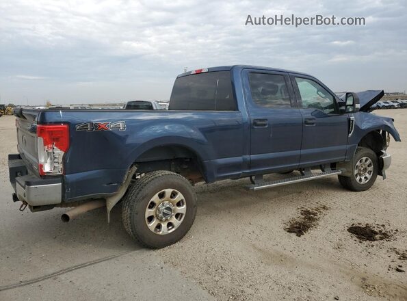 1FT8W3B69HED54716 2017 FORD F350 Blue უკანა მარჯვენა