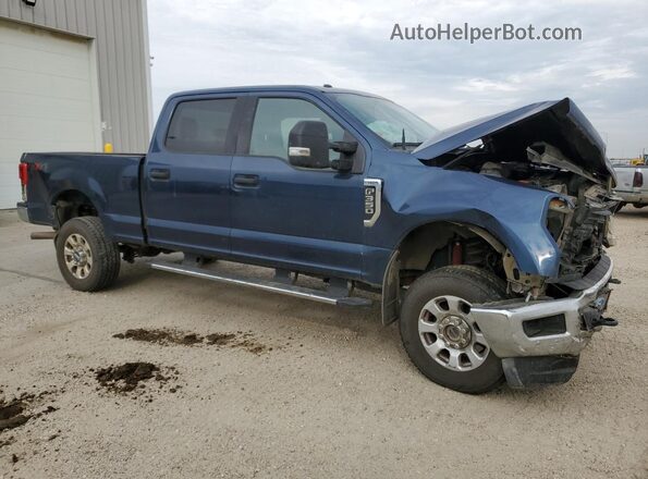 1FT8W3B69HED54716 2017 FORD F350 Blue წინა მარჯვენა