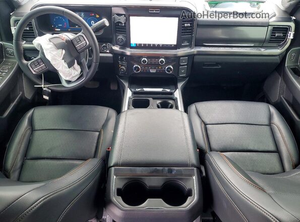 1FT8W3BN0SED81513 2025 FORD F350 Gray Dashboard view