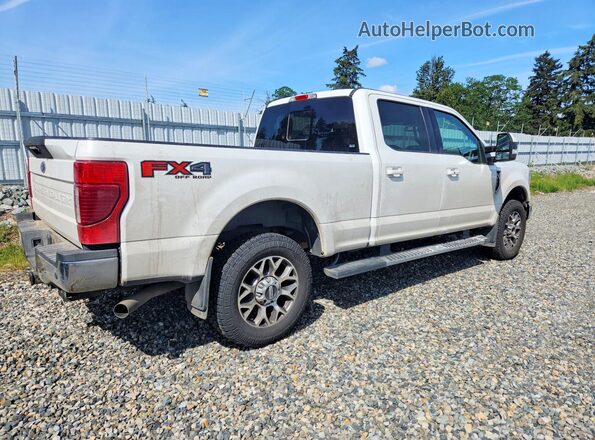 1FT8W3BNXNEC33731 2022 FORD F350 White Trasero derecho