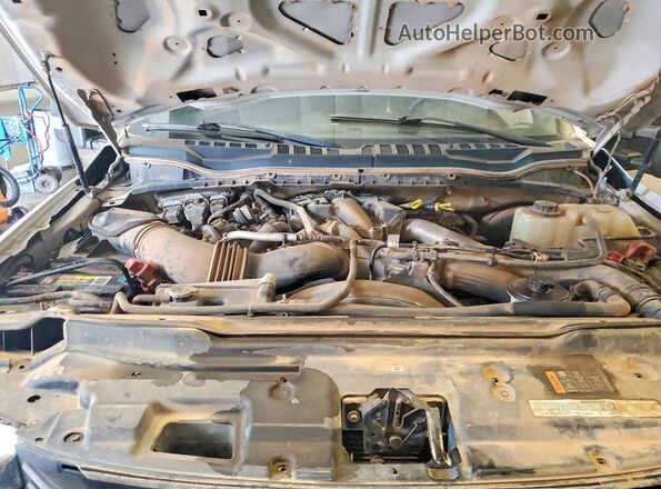 1FT8W3BT0KEE59643 2019 FORD F350 Белый Вид задней части салона
