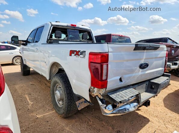1FT8W3BT4MEE09007 2021 FORD F350 White Trasero izquierdo