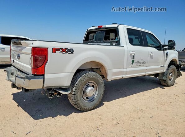 1FT8W3BT4MEE09007 2021 FORD F350 White Trasero derecho