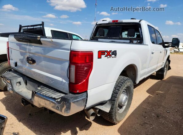 1FT8W3BT4MEE09007 2021 FORD F350 White Vista trasera