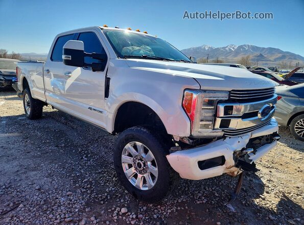 1FT8W3BT6JEB51181 2018 FORD F350 White Przód prawy