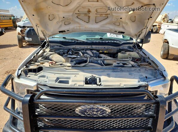 1FT8W3BT8KEE59633 2019 FORD F350 White უკანა სავარძლების ხედი