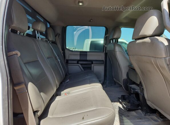 1FT8W3BT8KEE59633 2019 FORD F350 White VIN კოდის სტიკერის ხედი
