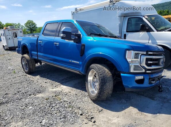 1FT8W3BT9MEE04093 2021 FORD F350 Blue 