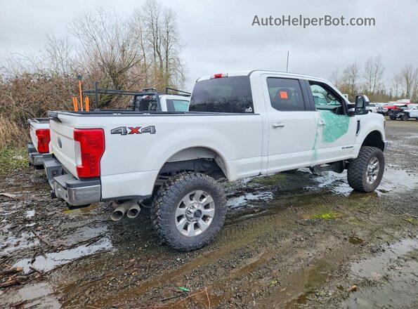 1FT8W3BTXJEC50604 2018 FORD F350 White Tył prawy
